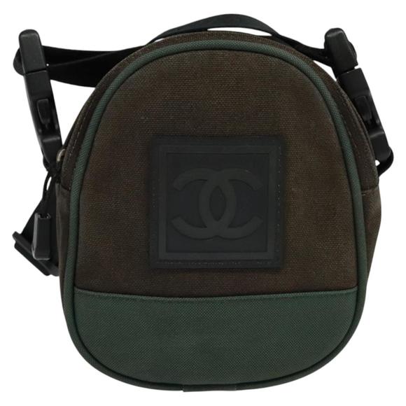 Chanel Sport line Brown Canvas shoulder - Picture 1 of 10